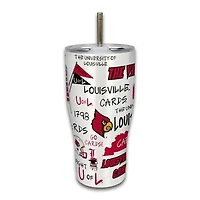 Louisville Cardinals 30oz. Icon Metal Tumbler