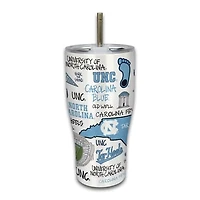 North Carolina Tar Heels 30oz. Icon Metal Tumbler