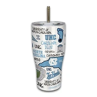 North Carolina Tar Heels 30oz. Icon Metal Tumbler