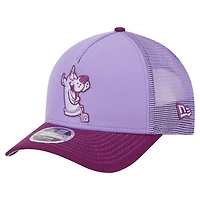 Men's New Era Purple Scooby-Doo Tonal 9FORTY Adjustable Trucker Hat