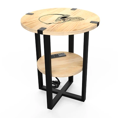 Cleveland Browns 18" Side Table with Charger