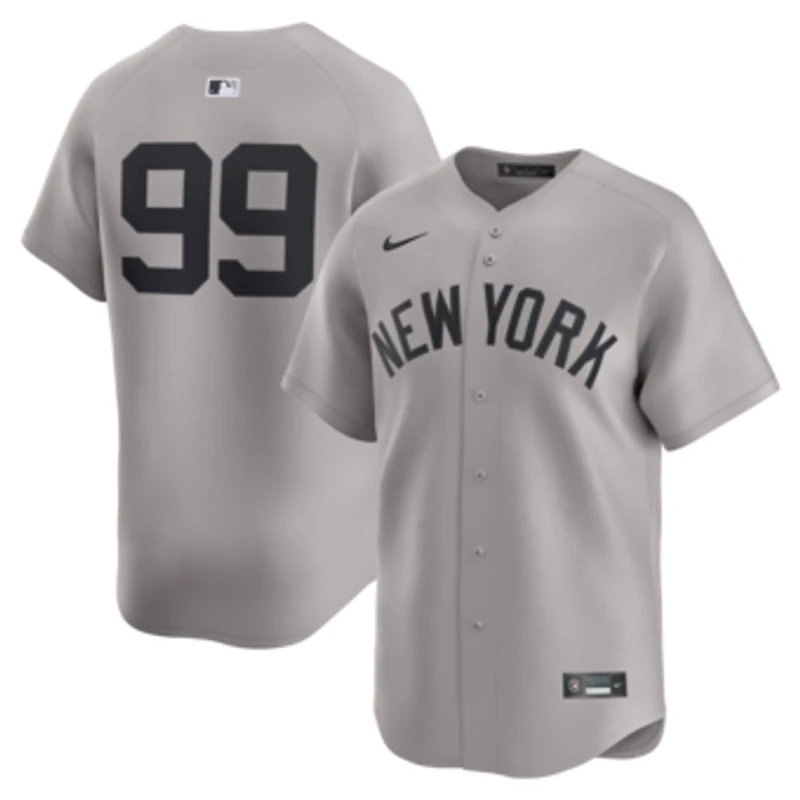 Men's Nike Aaron Judge Gray New York Yankees Road Limited Player Jersey