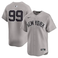 Men's Nike Aaron Judge Gray New York Yankees Road Limited Player Jersey