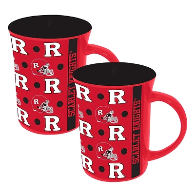 The Memory Company Rutgers Scarlet Knights Two-Pack 15oz. Line Up Ceramic Mugs