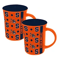 The Memory Company Syracuse Orange Two-Pack 15oz. Line Up Ceramic Mugs