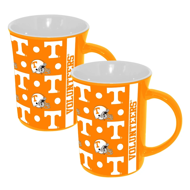 The Memory Company Tennessee Volunteers Two-Pack 15oz. Line Up Ceramic Mugs