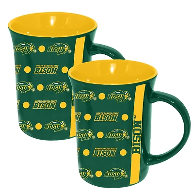 The Memory Company NDSU Bison 2-Pack 15oz. Line Up Ceramic Mugs