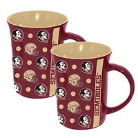 The Memory Company Florida State Seminoles 2-Pack 15oz. Line Up Ceramic Mugs