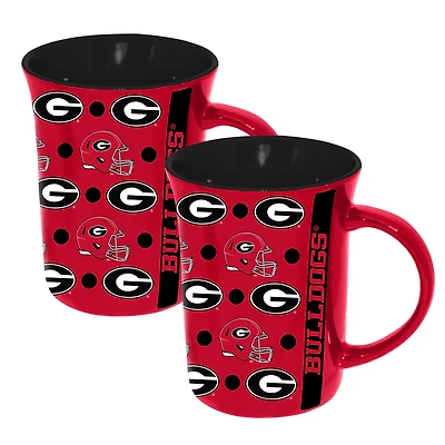 The Memory Company Georgia Bulldogs 2-Pack 15oz. Line Up Ceramic Mugs