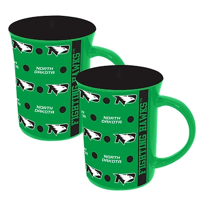 The Memory Company North Dakota Two-Pack 15oz. Line Up Ceramic Mugs