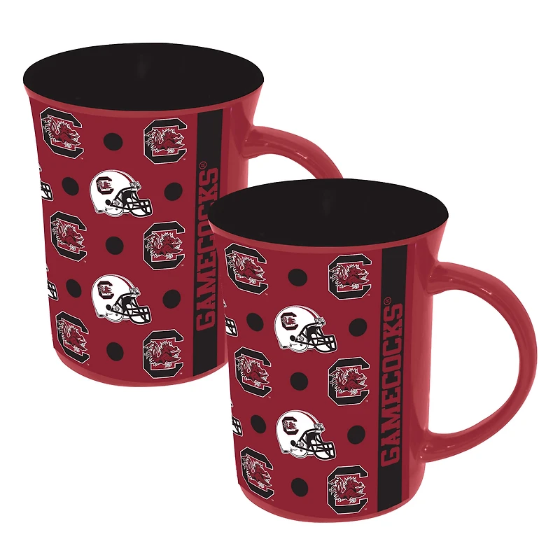 The Memory Company South Carolina Gamecocks Two-Pack 15oz. Line Up Ceramic Mugs