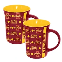 The Memory Company Iowa State Cyclones 2-Pack 15oz. Line Up Ceramic Mugs