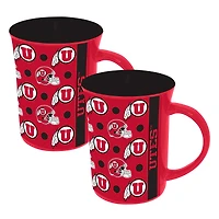 The Memory Company Utah Utes Two-Pack 15oz. Line Up Ceramic Mugs