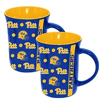 The Memory Company Pitt Panthers 2-Pack 15oz. Line Up Ceramic Mugs