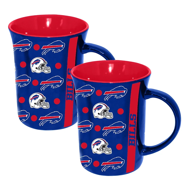 The Memory Company Buffalo Bills Two-Pack 15oz. Line Up Ceramic Mugs