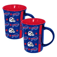 The Memory Company Buffalo Bills Two-Pack 15oz. Line Up Ceramic Mugs