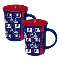 The Memory Company New York Giants Two-Pack 15oz. Line Up Ceramic Mugs