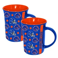 The Memory Company Boise State Broncos 2-Pack 15oz. Line Up Ceramic Mugs