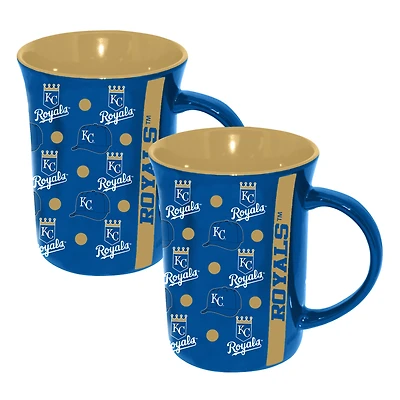 The Memory Company Kansas City Royals Two-Pack 15oz. Line Up Ceramic Mugs