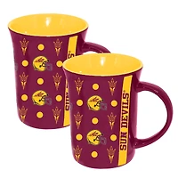 The Memory Company Arizona State Sun Devils 2-Pack 15oz. Line Up Ceramic Mugs