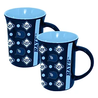 The Memory Company Tampa Bay Rays Two-Pack 15oz. Line Up Ceramic Mugs