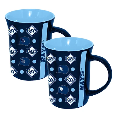 The Memory Company Tampa Bay Rays Two-Pack 15oz. Line Up Ceramic Mugs