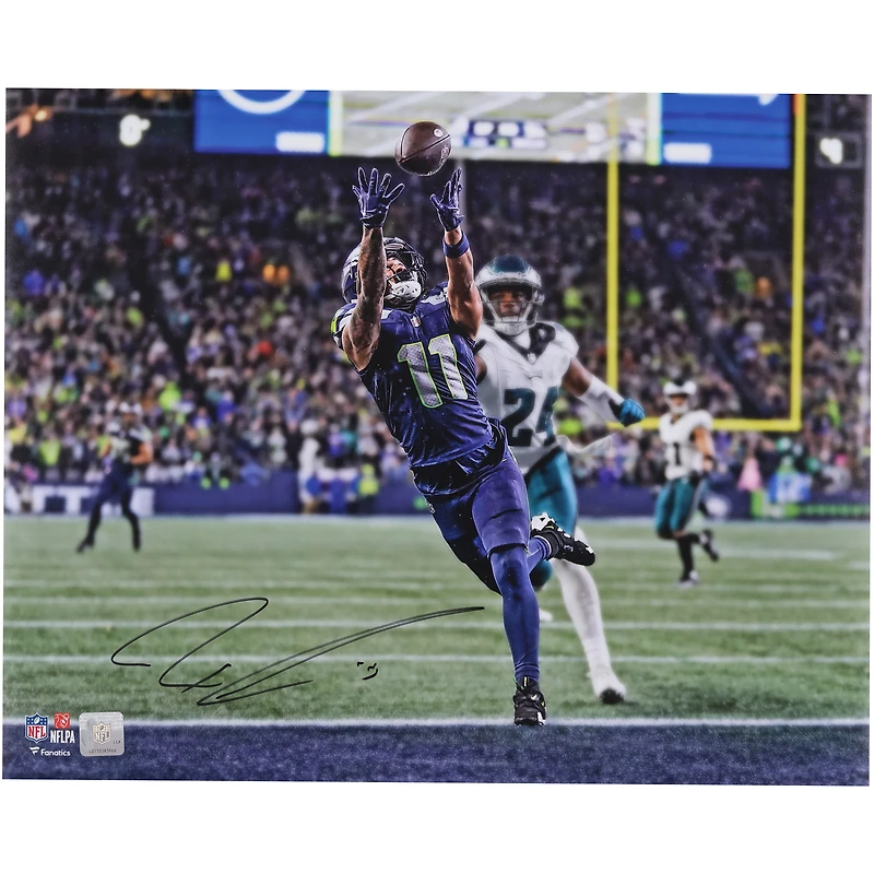 Jaxon Smith-Njigba Seattle Seahawks Autographed 16" x 20" Game Winner Photograph