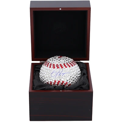 Bryce Harper Philadelphia Phillies Autographed Swarovski Crystal Baseball - Art by Rock On Sports