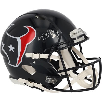 Tank Dell Houston Texans Autographed 2024 Speed Authentic Helmet