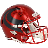 Tank Dell Houston Texans Autographed 2024 Alternate Speed Replica Helmet