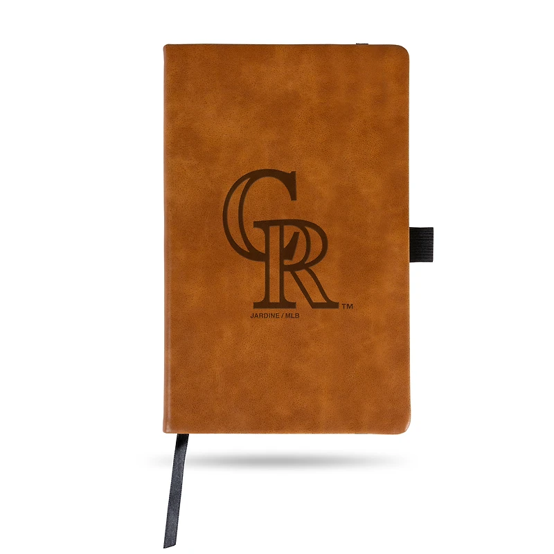 Brown Colorado Rockies Ultra Suede Journal