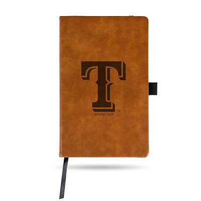 Brown Texas Rangers Ultra Suede Journal