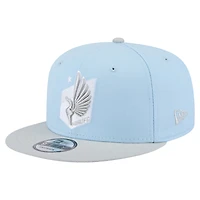 Men's New Era Light Blue Minnesota United FC Color Pack Two-Tone 9FIFTY Snapback Hat