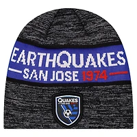 Men's New Era Black San Jose Earthquakes 2025 Kickoff Beanie