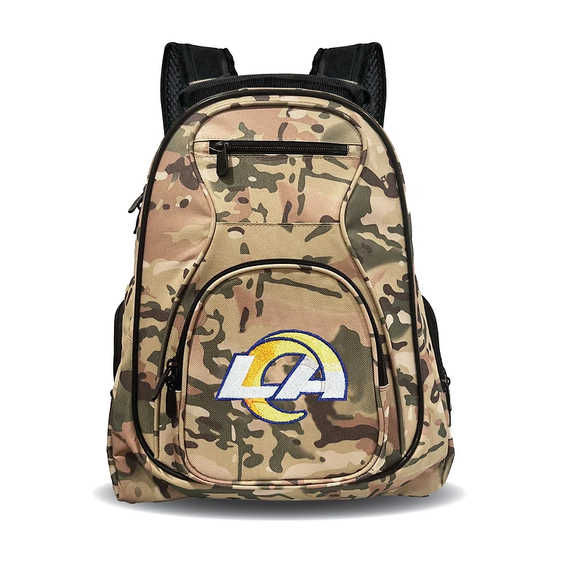 MOJO Los Angeles Rams 19" Camo Premium Laptop Backpack