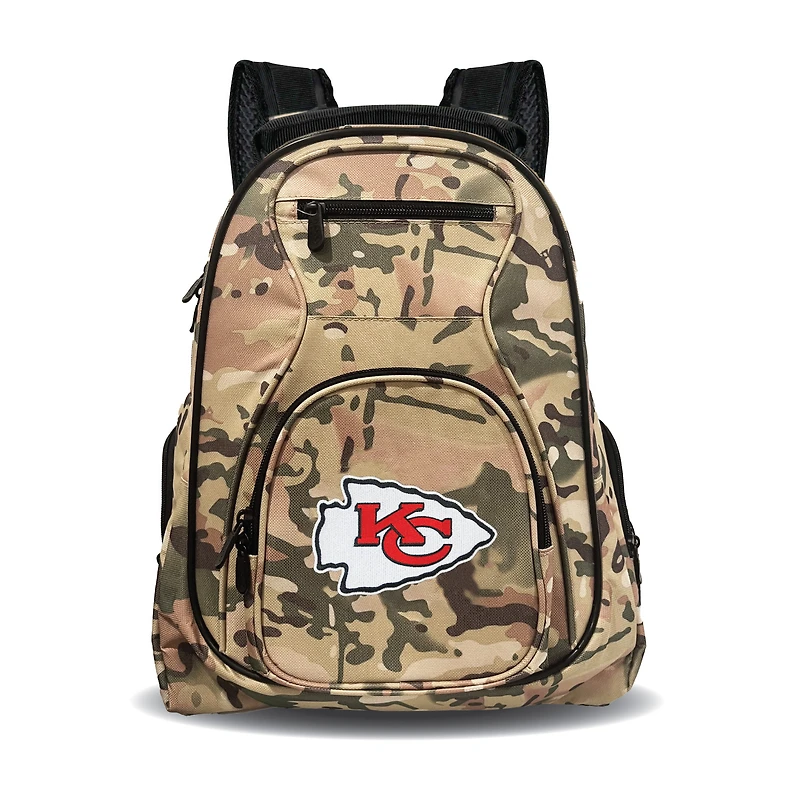 MOJO Kansas City Chiefs 19" Camo Premium Laptop Backpack