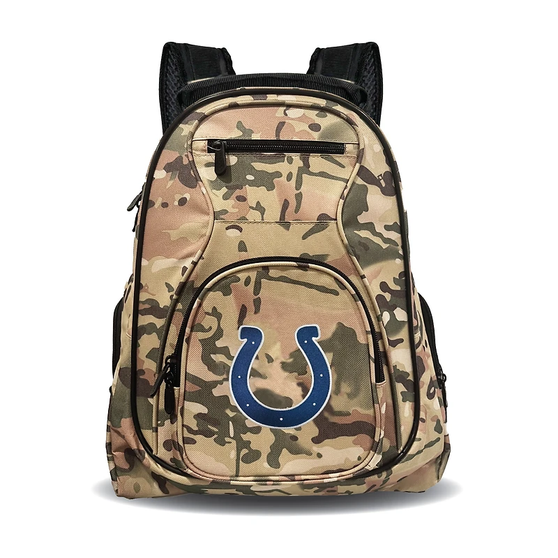 MOJO Indianapolis Colts 19" Camo Premium Laptop Backpack