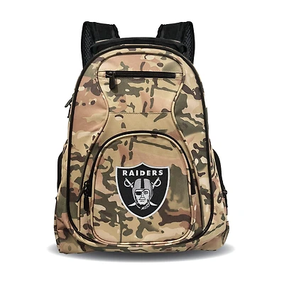 MOJO Las Vegas Raiders 19" Camo Premium Laptop Backpack
