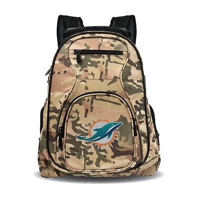 MOJO Miami Dolphins 19" Camo Premium Laptop Backpack