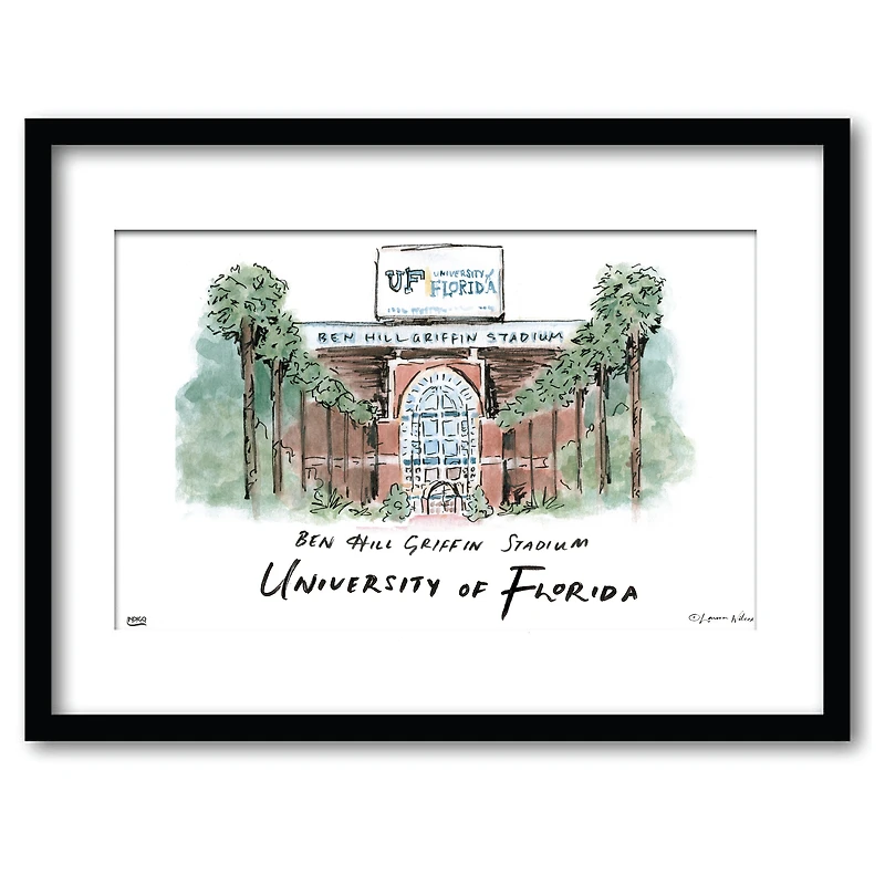 Florida Gators 16" x 20" Framed University Wall Art