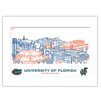 Florida Gators 11" x 14" Matted Campus Wall Art Collage