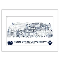 Penn State Nittany Lions 11" x 14" Matted Campus Wall Art Collage