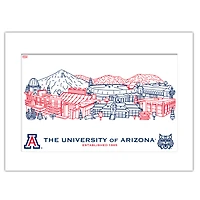 Arizona Wildcats 11" x 14" Matted Campus Wall Art Collage