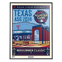 Phenom Gallery 2024 MLB All-Star Game 18" x 24" Deluxe Framed Serigraph