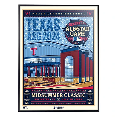Phenom Gallery 2024 MLB All-Star Game 18" x 24" Deluxe Framed Serigraph