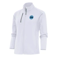 Women's Antigua White Utah Mammoth Generation Full-Zip Jacket