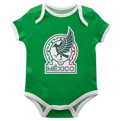 Infant Vive La Fete Green Mexico National Team Logo Bodysuit