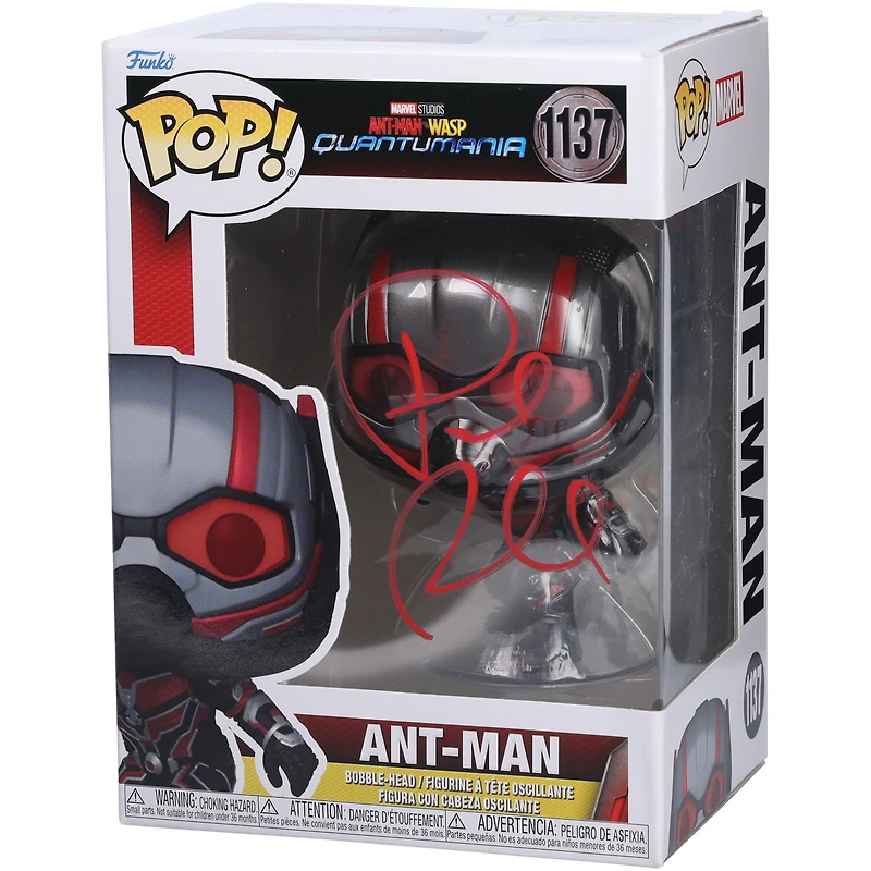 Paul Rudd Ant-Man and the Wasp: Quantumania Autographed Ant-Man #1137 Funko Pop!