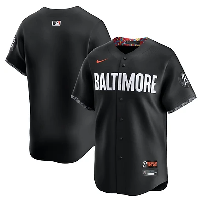 Men's Nike Black Baltimore Orioles City Connect Limited Jersey