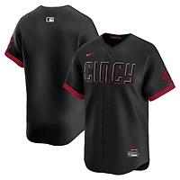 Men's Nike Black Cincinnati Reds City Connect Limited Jersey